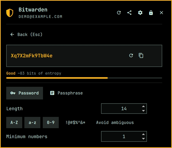Password generator